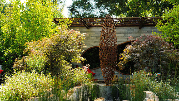 West- Art Corten-Stahl-Leichtmetall-Garten-Zahlen kurvten Stahl-Art Sculpture For Outdoor In 220cm Höhe Corten