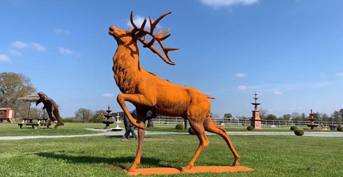 STATUE der heißen Verkaufs-hohen Qualität hohe Verkaufstierische große Anime-Statuen-Roheisen-Statuen