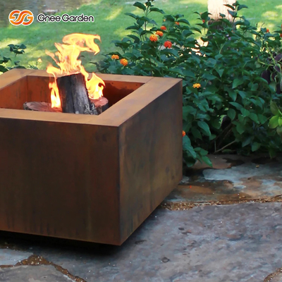 FEUER-Pit Heavy Duty Wood Burning-Feuer-Grube Soem-ODM 120cm Corten Stahl