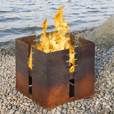 Freundliche kochende Grills Eco im Freien verrosten grill-Grill-Wetter-Beweis Corten Stahl