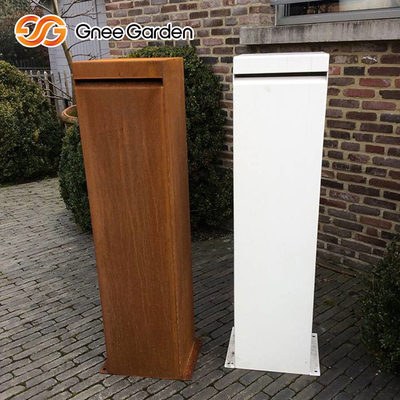 1000*800mm verrosteten freie stehende Metallmöbel im Freien Stahlbriefkasten