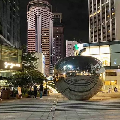Gnee-Garten 3.5m Apple formte Edelstahl-Grafik für Piazza-Dekoration