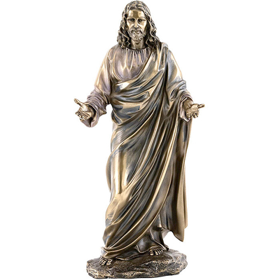 175cm religiöser meditierender Bronze-Jesus Statue ISO9001 Standard