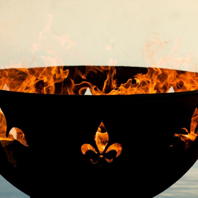 Stahlfeuer im Freien Pit Patio Garden Fire Bowl Rusty Fire Pit Corten