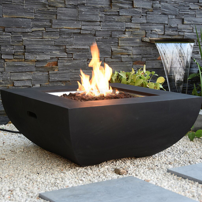 GAS-Feuer-Grube 34inch Hinterhof-Garten-Feuer Corten Stahlweit