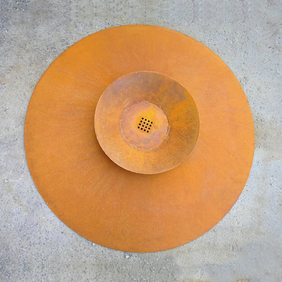 Stahlfeuer im Freien Pit Rusty Burner Outdoor For Backyard Corten