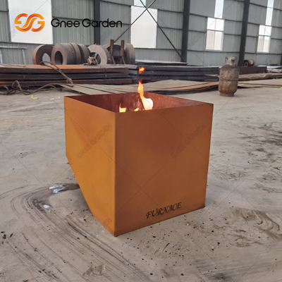 Patio-Garten kampierender Corten-Stahl verrosten im Freien Feuer Pit Wood Burning 3mm dick