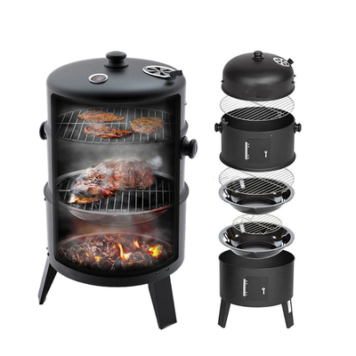 18&quot; Höhen-kochender Grill-tragbarer Holzkohlen-Grill im Freien 3 in 1 Multifunktions