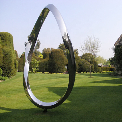 Gnee-Garten-Kreis-Zusammenfassungs-Edelstahl-Skulptur kreativ