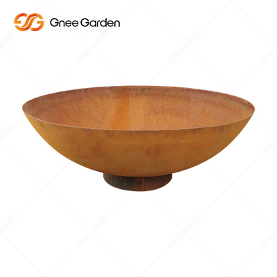 METALLpatio-Spalte Corten verwitternd Stahl, feuern sie Pit Carbon Steel Half Ball-Bereich Firepit ab