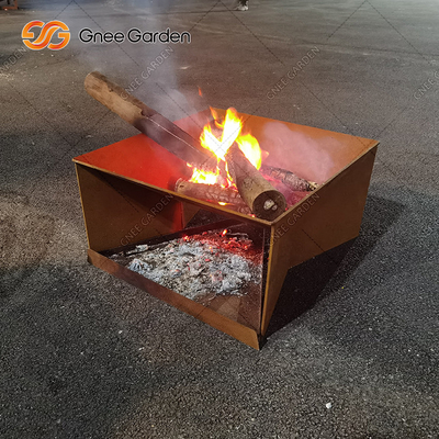 Neue Entwurfs-Rusty Corten Steel Metal Camping-Grill-Feuer-Grube