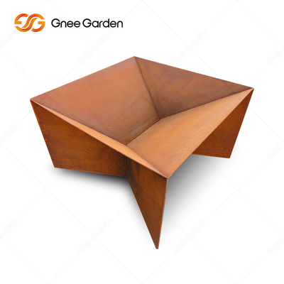 Neue Entwurfs-Rusty Corten Steel Metal Camping-Grill-Feuer-Grube