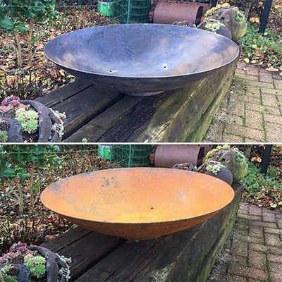Patio-Stahlmetallholz-brennende Feuer-Grube für Garten