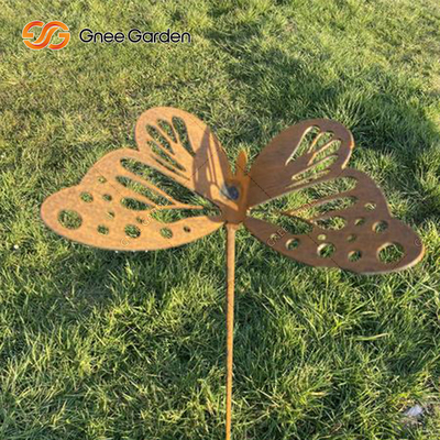 Garten-Art Landscape Corten Steel Ornaments-Laser schnitt Metalltiermuster-Dekorationen