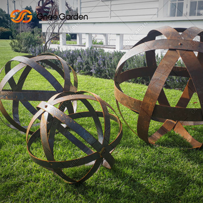 Garten-Landschaftsmetalldekoration verziert Stahldekoration Corten für Homeyard