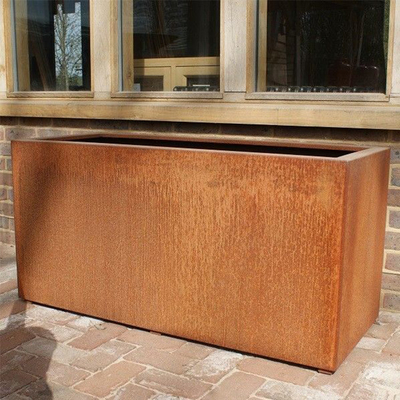 Laser schnitt Stahlpflanzer Rost-Ende-Corten