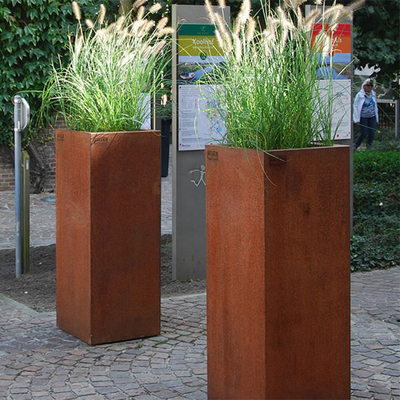 Laser schnitt Stahlpflanzer Rost-Ende-Corten