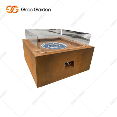 Gas-Heater Square Fire Pit Table-Gas-Kamin im Freien