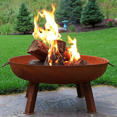 Hochleistungsfeuer Pit Large Bonfire Brazier Fire Pit Weather Proof des metall10*42inch