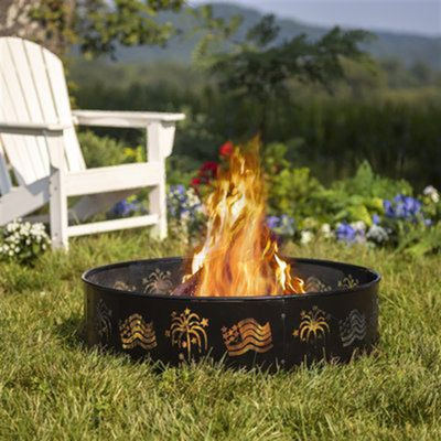 SGS bestätigte Prerusted-Hinterhof-hölzerne brennende Feuer-Gruben-Patio im Freien