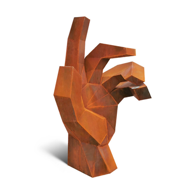 175cm Rusty Metal Garden Ornaments Corten Stahlskulptur für Park-Dekoration