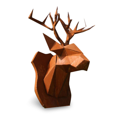 Moderne Corten Bronzestatuen SGS TUV im Freien bronzieren Yard-Statuen 175cm