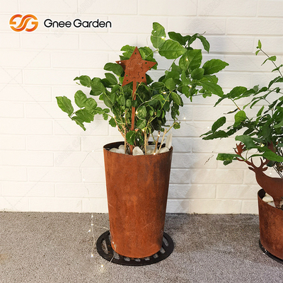 CER großes Art Craft Corten Steel-Metall Rusty Garden Ornaments Customizable Size