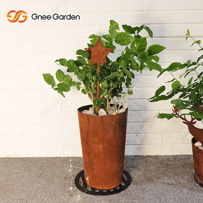 CER großes Art Craft Corten Steel-Metall Rusty Garden Ornaments Customizable Size
