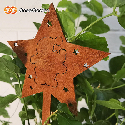 CER großes Art Craft Corten Steel-Metall Rusty Garden Ornaments Customizable Size