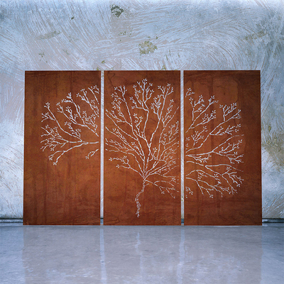 Standard-ASTM-Metallgarten-Produkt-Laser schnitt Stahlschirm-Platten Corten