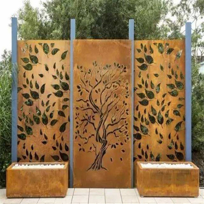 Standard-ASTM-Metallgarten-Produkt-Laser schnitt Stahlschirm-Platten Corten