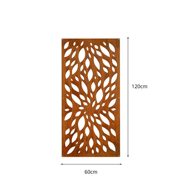 Art Decorative Metal Garden Products Sichtschutzplatten aus Cortenstahl, wetterfest