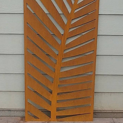 Außendekor Stahlgarten Corten sortiert nach Maß starke 2.5mm aus