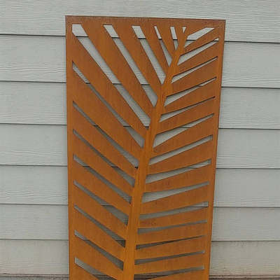 Außendekor Stahlgarten Corten sortiert nach Maß starke 2.5mm aus
