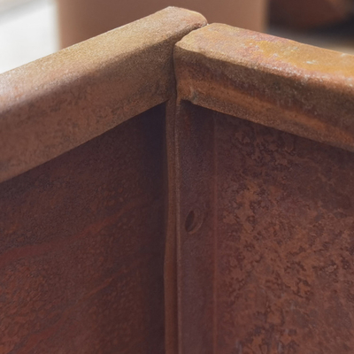 Einfacher zusammengebauter Corten-Stahl hob Garten-Betten für das Blumen-Pflanzen an