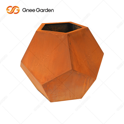 GARTEN-Pflanzer Corten-Blumentopf Soem-ODM dekorativer Corten Stahlantiverschleiß