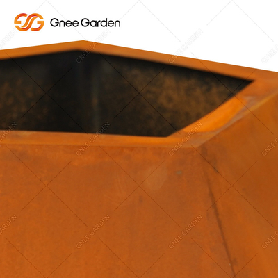 GARTEN-Pflanzer Corten-Blumentopf Soem-ODM dekorativer Corten Stahlantiverschleiß