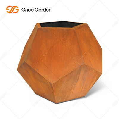 GARTEN-Pflanzer Corten-Blumentopf Soem-ODM dekorativer Corten Stahlantiverschleiß