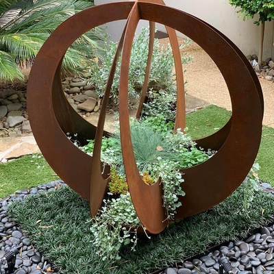 Gnee-Garten große Stahlpflanzer-dekoratives im Freien Corten