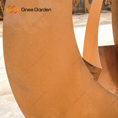 Rusty Red Modern Outdoor Metal-Pflanzer kundengerechte Stahlpflanzer Corten