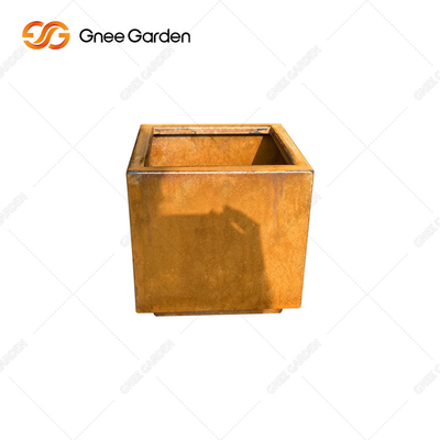 METALLgarten-Pflanzer-Rost-Farbkasten Corten Stahlim freien