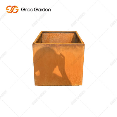 METALLgarten-Pflanzer-Rost-Farbkasten Corten Stahlim freien