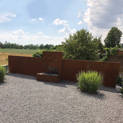 Garten SGS Metallverziert im Freien teich-Wasser-Eigenschaft Rusty Red Corten Stahl