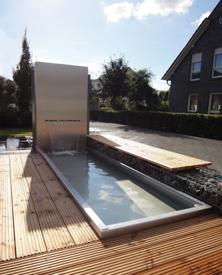 Garten SGS Metallverziert im Freien teich-Wasser-Eigenschaft Rusty Red Corten Stahl
