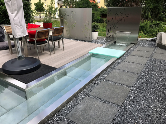 Garten SGS Metallverziert im Freien teich-Wasser-Eigenschaft Rusty Red Corten Stahl