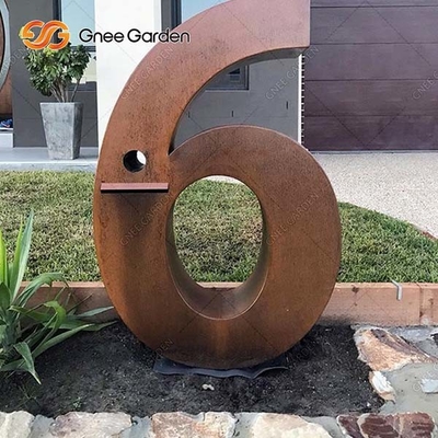 950mm Höhe verrostete briefkasten-Metalltropfen-Kasten Corten Stahlim freien