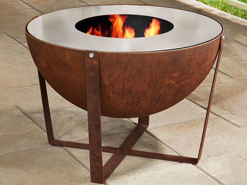 1200mm Dia Charcoal Buring Outdoor Cooking Grills CER Zustimmung