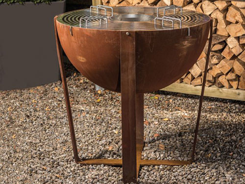 1200mm Dia Charcoal Buring Outdoor Cooking Grills CER Zustimmung