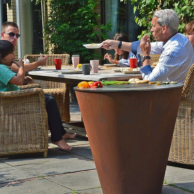 Kochen im Freien BBQ-Grill-Garten-Patio Cortenstahl-Grills im Freien