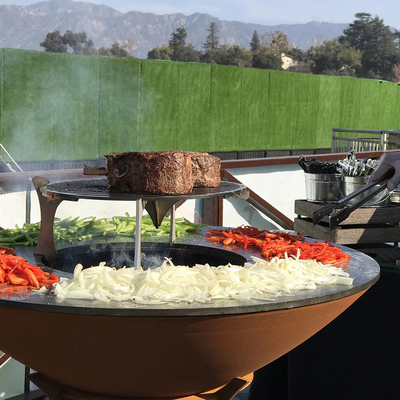 Kochendes Stahlgarten-Feuer im Freien Pit Rustic kundenspezifischer Feuer-Schüssel-Grill-Grill Corten